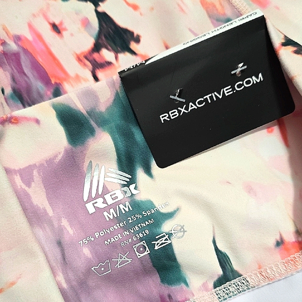 RBX Artistic Pink and Purple Leggings - Picture 5 of 9